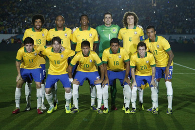 

Soccer Team of Brazil Poster Paper Print(12 inch X 18 inch, Rolled)