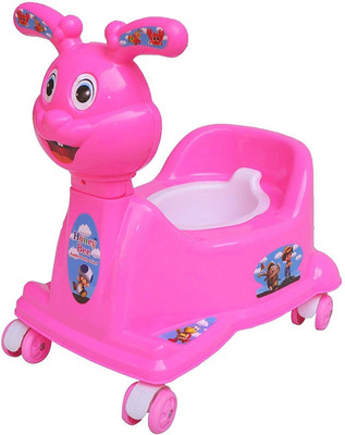 

Croox High Quality Baby 3 in 1 Rabbit Potty seat with Walking & Sitting Chair_Blue Potty Seat Potty Seat(Multicolor)