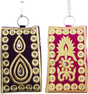 

Shopoholics Combo-of-2-Pouch-Code-H Mobile Pouch(Multicolor)