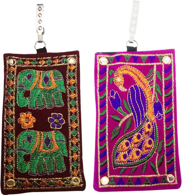 

Shopoholics Combo-of-2-Pouch-Code-N Mobile Pouch(Multicolor)
