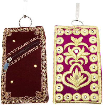 

Shopoholics Combo-of-2-Pouch-Code-U Mobile Pouch(Multicolor)