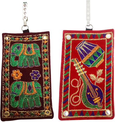 

Shopoholics Combo-of-2-Pouch-Code-K Mobile Pouch(Multicolor)