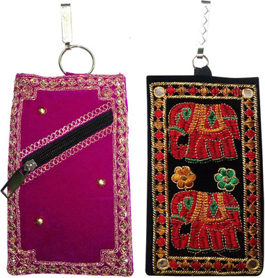 

Shopoholics Combo-of-2-Pouch-Code-D Mobile Pouch(Multicolor)