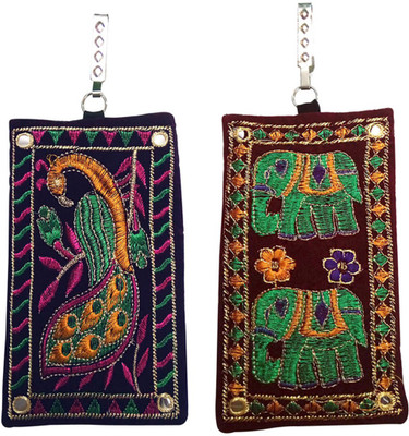 

Shopoholics Combo-of-2-Pouch-Code-S Mobile Pouch(Multicolor)