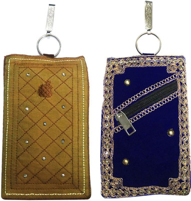 

Shopoholics Combo-of-2-Pouch-Code-Z Mobile Pouch(Multicolor)