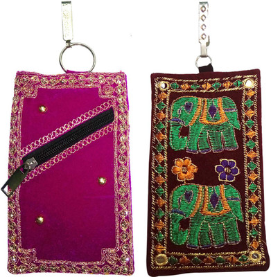 

Shopoholics Combo-of-2-Pouch-Code-J Mobile Pouch(Multicolor)