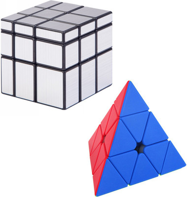 

Speoma TRIANGLE AND SILVER CUBE PUZZLE(2 Pieces)