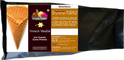 

La Casa Gelato French Vanilla Ice-Cream Cone Premix 400 g