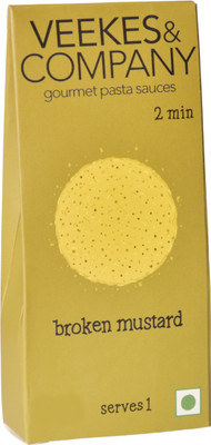 

veekes and company Broken Mustard Gourmet Pasta Sauce 100 g(Pack of 4)