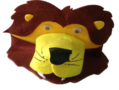 

Funcart Led Lights Visor Animal Hat For Jungle Party - Lion