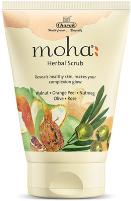 

Moha Walnut, Orange Peel, Nutmeg Olive & Rose Natural Facial Scrub(100 g)