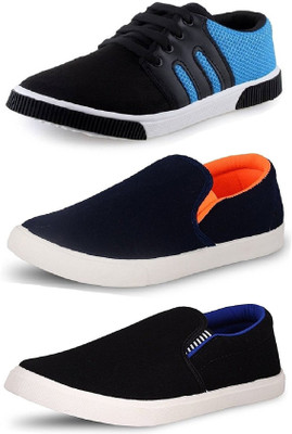 

Rifof 3Combo Pack Of Shoes Loafers For Men(Multicolor