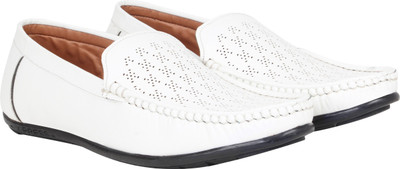 

Koxko Stylish Loafers For Men(White