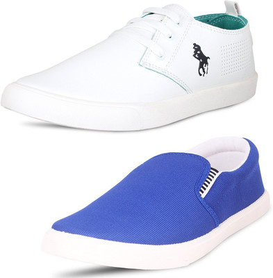 

Dagcros Casuals For Men(White, Blue, Multicolor