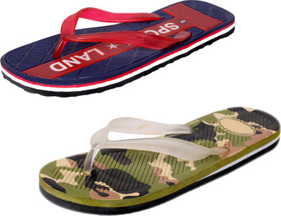 

IndiWeaves StepCare Slippers, Red::multicolor