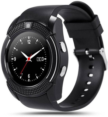 

Speeqo Smart Turbo Black Smartwatch(Black Strap Free Size)