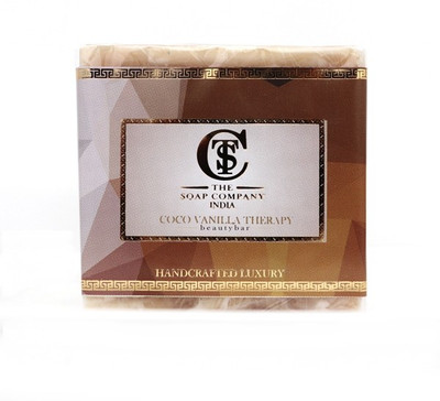 

The Soap Company India Handcrafted Luxury Cocoa Vanilla therapy Soap 125 gm(125 g)