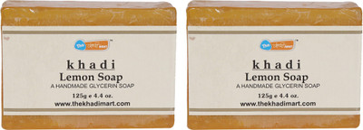 

Agile The Khadi Mart (Lemon) Soap - (Pack of 2) - 250 gm(2 g, Pack of 2)
