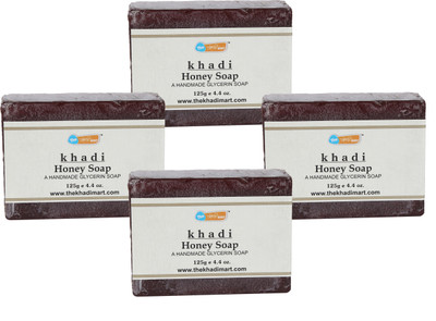 

Agile The Khadi Mart (Honey) Soap - (Pack of 4) - 500 gm(4 g, Pack of 4)