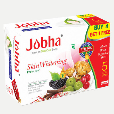 

JOBHA Skin Whitening Soap 375g(375 g, Pack of 5)