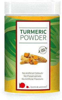 

looms & weaves Turmeric Powder (Organically sourced Turmeric Powder) from Kerala(200 g)
