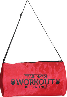 

L'AVENIR Red - WORK OUT BAG Duffel(Red, Kit Bag)
