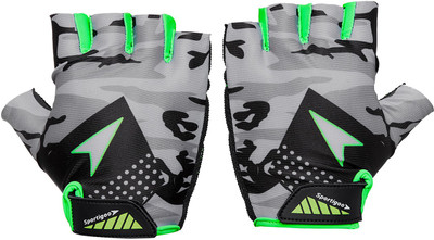 Sportigoo CAMO Gym & Fitness Gloves (, Grey, Green