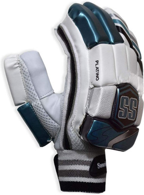 

SS Platino RH Batting Gloves (Men, White, Multicolor), Black;blue;white