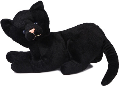 ToynJoy Cute & Soft Black Cat Stuffed toy - 30 cm(Black)