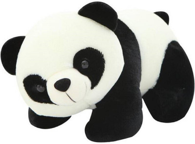 

Shopfloor.XYZ Black,White Cute Looking Panda Stuffed Soft Plush Toy Love - 21 cm(BLACK AND WHITE)