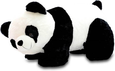 Shopfloor.XYZ soft toys panda animal bear black n white - 22 cm(BLACK AND WHITE)