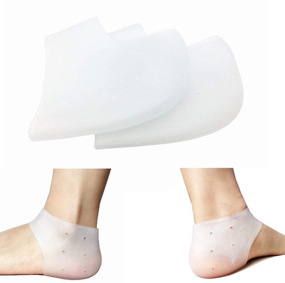 

QUINERGYS ® Heel Pads for plantar fasciitis and Cracked Heel Heel Support (, Clear-28, White