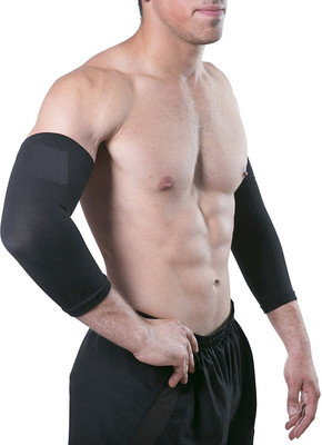 

QUINERGYS Elbow Sleeve Elbow Support(Black, Solid black