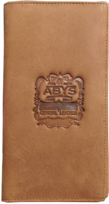 

ABYS Genuine Leather Travel Document Holder||Credit card Case||Business Card Case for Men & Women(Tan)