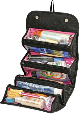 

PAGALYetrade Roll N Go Cosmetic Organiser Travel Toiletry Kit Travel Toiletry Kit(Black)