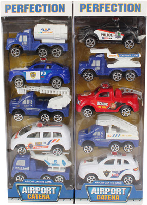 

Planet of Toys Pullback Airport Series of 10 Cars(Multicolor)
