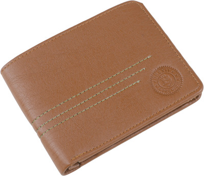 

Brexit Men Brown Artificial Leather Wallet(3 Card Slots)