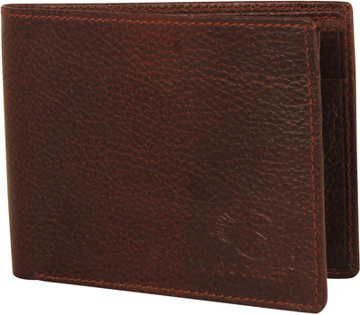

Moochief Men Brown Genuine Leather Wallet(5 Card Slots)