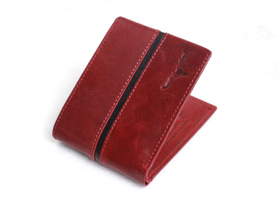 

Blackbuck Men Red Genuine Leather Wallet(6 Card Slots)