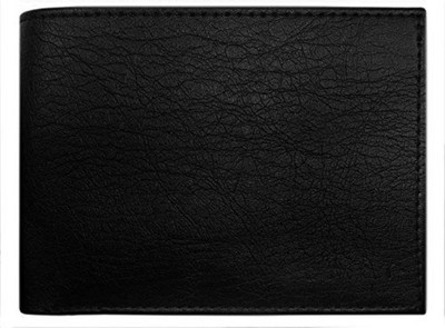 

FASHIONEVER Men Black Artificial Leather Wallet(6 Card Slots)