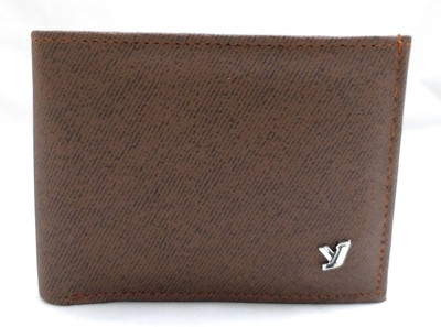 DAKSH Men Brown Artificial Leather Wallet(3 Card Slots)