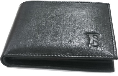 

Blissaturn Men Black Genuine Leather Wallet(6 Card Slots)