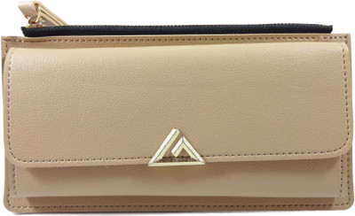 

SB Women Brown Artificial Leather Wallet(10 Card Slots), Lightbrown