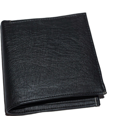 

APF COLLECTION Men Black Genuine Leather Wallet(7 Card Slots)