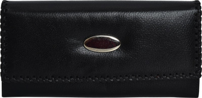 

Tan Ritcher Women Black Genuine Leather Wallet(5 Card Slots)