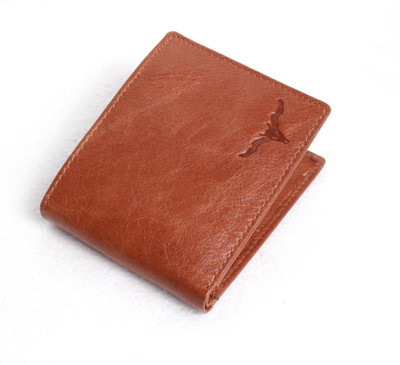 

Blackbuck Men Brown Genuine Leather Wallet(6 Card Slots), Tan