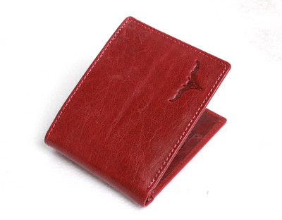 Blackbuck Men Red Genuine Leather Wallet(6 Card Slots)