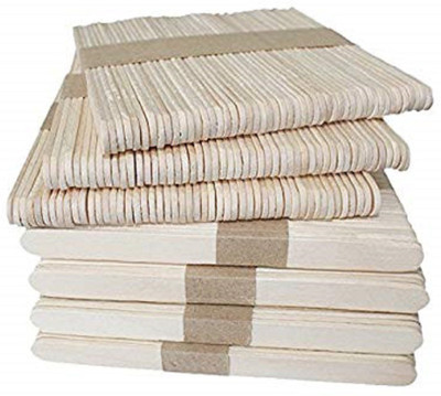 

Kala Decorators 500 Pc Amazing Quality Natural Wooden Ice Cream Sticks,Candy Stick For HobbyCrafts, Project Work