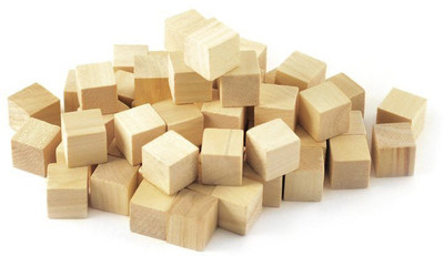 

Generic 5/8 Wooden Cubes 36/Pkg-Natural