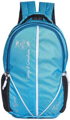

TT Bags Backpack for Boys and Girls with Rain Cover - Blue 20 L Backpack(Blue)